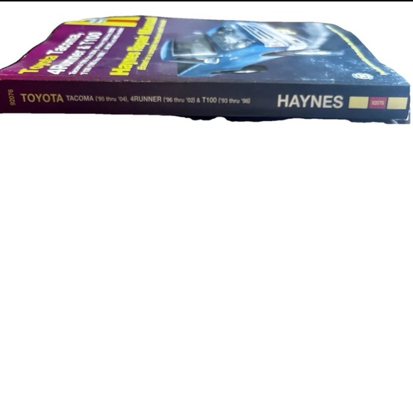 Haynes 92076 Repair Manual: Toyota Tacoma 95-2004, 4Runner 96-2002, T100 93-98 - Picture 2 of 3